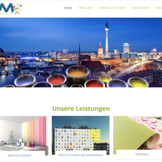 DM Malermeister GmbH Homepage